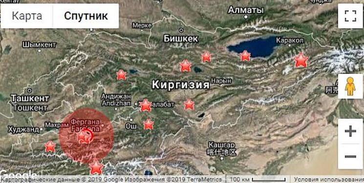 زلزله 6 ریشتری جنوب قرقیزستان را لرزاند