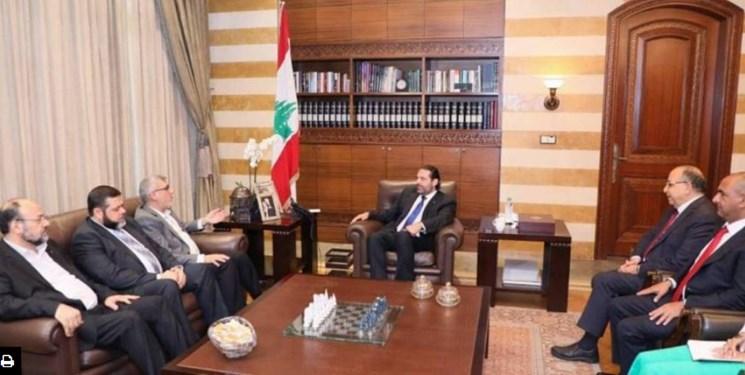 دیدار هیأت حماس با نخست‌وزیر لبنان