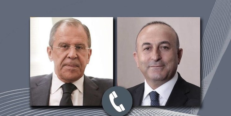 گفت‌وگوی تلفنی وزرای خارجه روسیه و ترکیه درباره ادلب