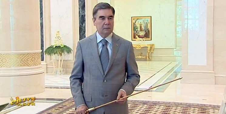 حضور «بردی محمداف» در تلویزیون ملی ترکمنستان