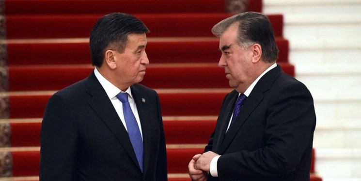 دیدار روسای جمهور تاجیکستان و قرقیزستان در منطقه مرزی 2 کشور
