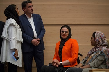 زهرا نعمتی در مراسم اختتامیه جشنواره فیلم سینما تورز