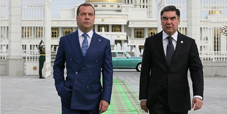 «ترکمن‌باشی» میزبان نخست‌وزیر روسیه و رئیس جمهور ترکمنستان 