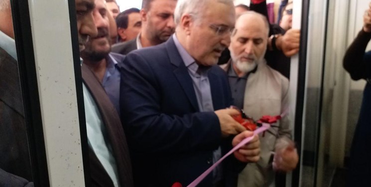 بیمارستان قدس پاوه با حضور وزیر بهداشت افتتاح شد
