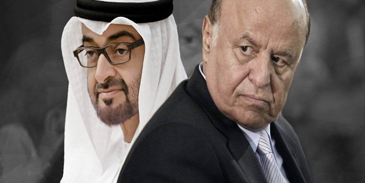 افزایش اختلافات بین امارات و دولت مستعفی یمن 