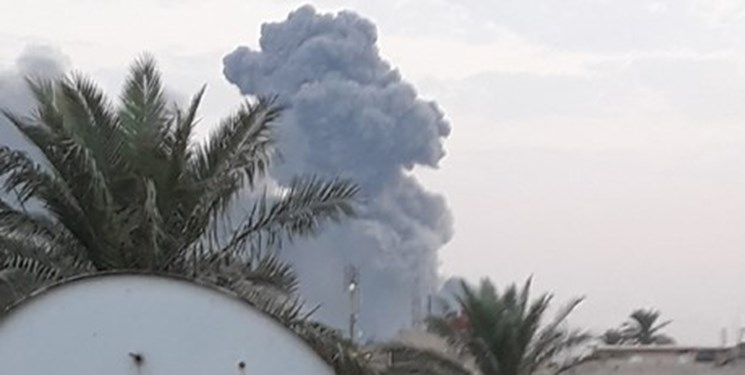 عکس و فیلم| انفجار شدید در جنوب بغداد