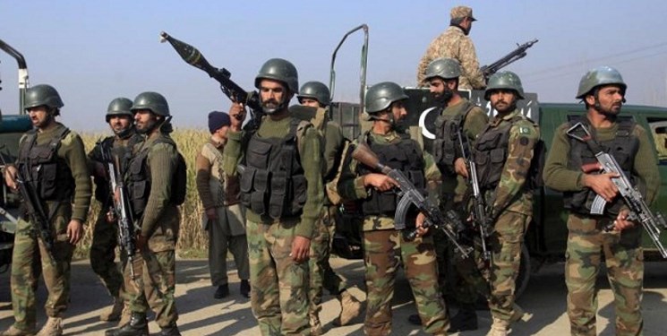 تجهیز پایگاه نظامی ارتش پاکستان مجاور مرز هند