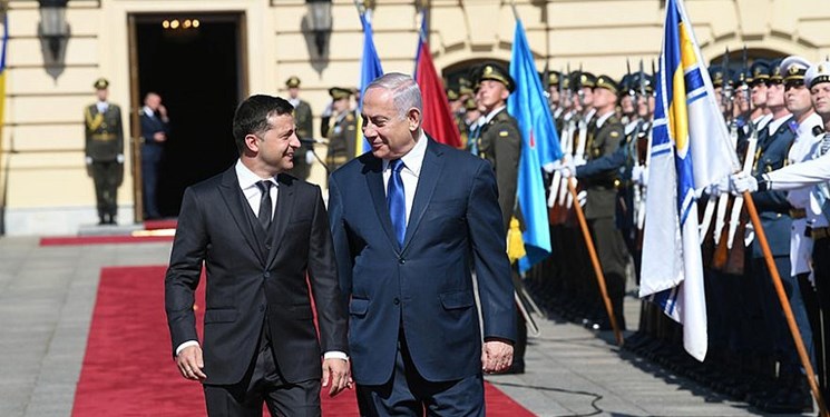 دیدار نتانیاهو با رئیس‌جمهور اوکراین