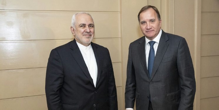 وزیر خارجه ایران با نخست وزیر سوئد ملاقات کرد