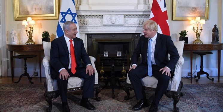 نتانیاهو در دیدار با جانسون خواستار مقابله انگلیس با ایران شد