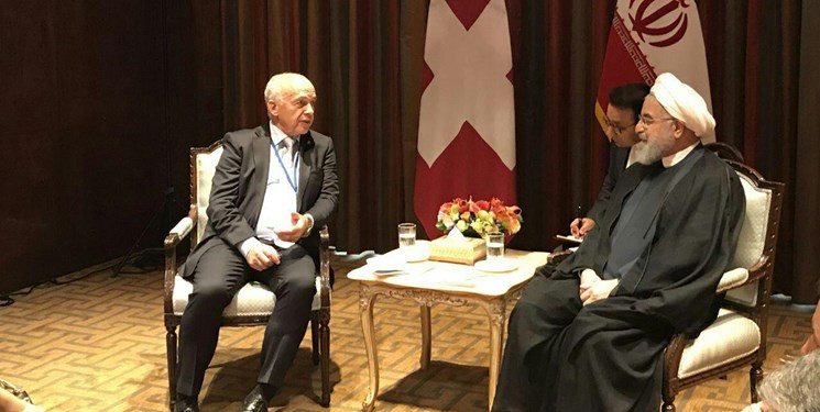 رئیس‌جمهور سوییس با رئیس‌جمهور کشورمان دیدار و گفت‌وگو کرد