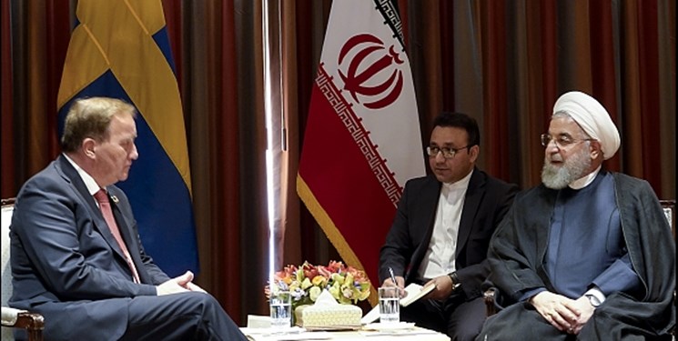 روحانی در دیدار نخست وزیر سوئد:صرفا تعهد یکی از طرفین در برجام پذیرفتنی نیست