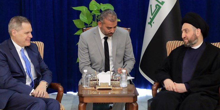دیدار سفیر آمریکا در عراق با سید عمار الحکیم