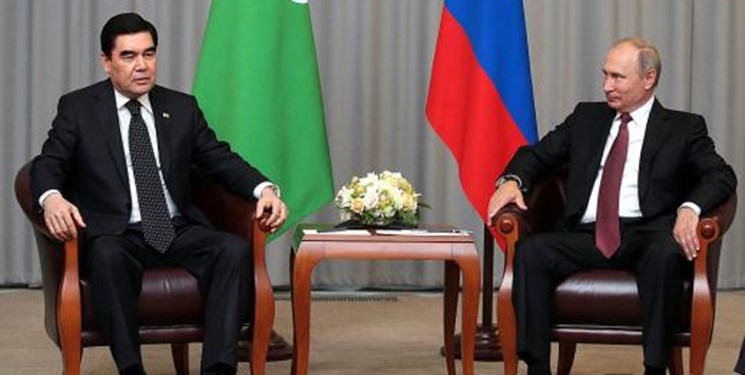 دیدار روسای جمهور ترکمنستان و روسیه؛ دریای خزر محور مذاکرات