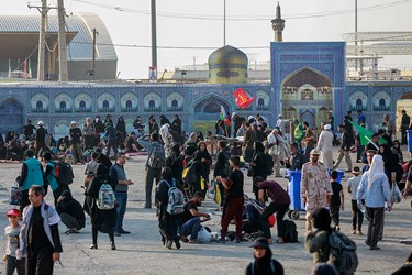 زائران «اربعین حسینی» در شلمچه