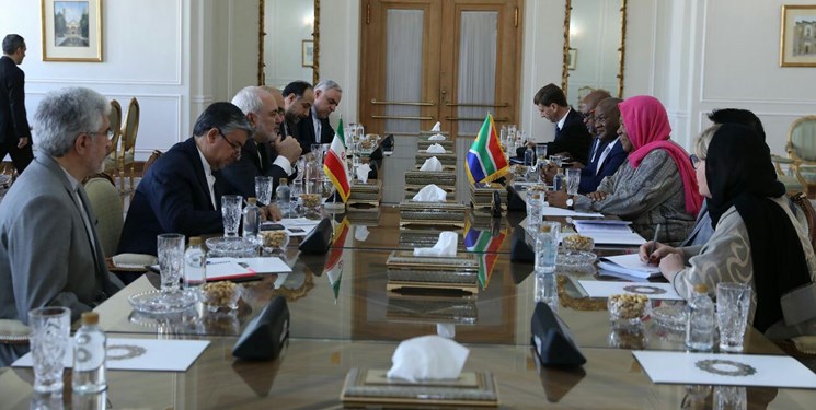 رایزنی وزرای خارجه ایران و آفریقای جنوبی در تهران