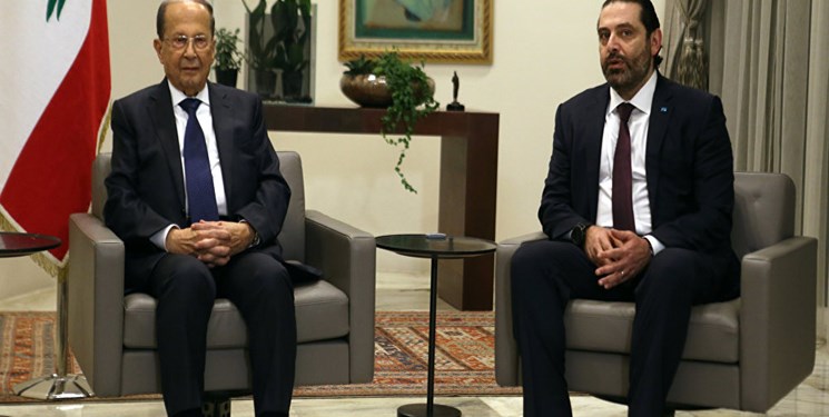 دیدار کوتاه نخست‌وزیر لبنان با رئیس‌جمهور این کشور