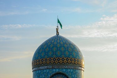 آئین تعویض پرچم حرم شاهزاده حسین(ع)