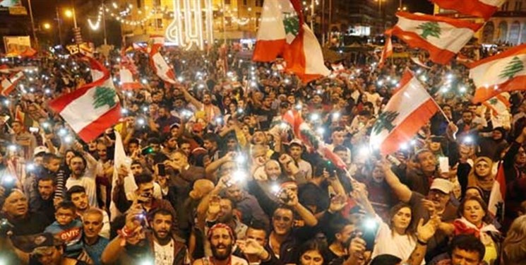 هجدهمین روز تظاهرات در بیروت و شهرهای جنوبی لبنان
