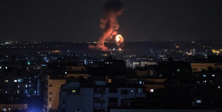 صدای انفجار در نوار غزه به گوش رسید