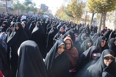 راهپیمایی مردم شاهرود علیه عاملان اغتشاشات اخیر
