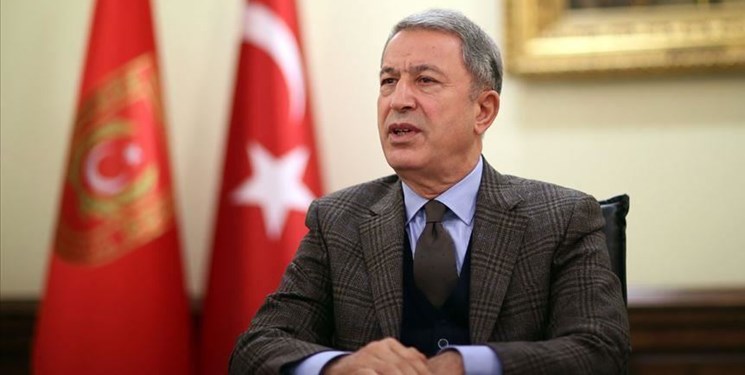 وزیر دفاع ترکیه: هیچ اقدام غیرقانونی در مدیترانه نداریم/ حضور ما در لیبی مشروع است