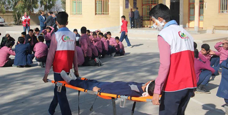 مانور سراسری زلزله در کلیه مدارس استان برگزار می‌شود