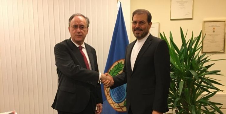 دیدار معاون وزیر خارجه ایران با  مدیرکل سازمان منع سلاح‌های شیمیایی