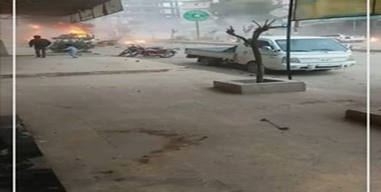 انفجار خودروی بمب‌گذاری شده در عفرین سوریه