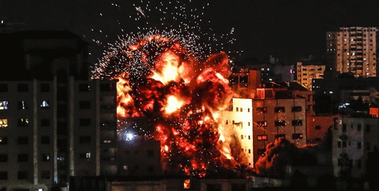 حمله جنگنده‌های رژیم صهیونیستی به شمال غرب غزه