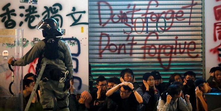 بازداشت 400 نفر در ناآرامی‌های روز اول سال 2020 در هنگ‌کنگ