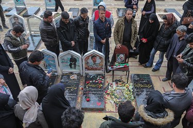 حال و هوای محل دفن شهید«حاج قاسم سلیمانی»