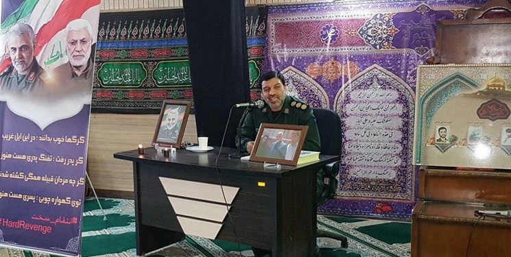 برگزاری بزرگداشت سردار سلیمانی و دانشجویان هواپیمای اوکراین در دانشگاه پیام نور مشهد