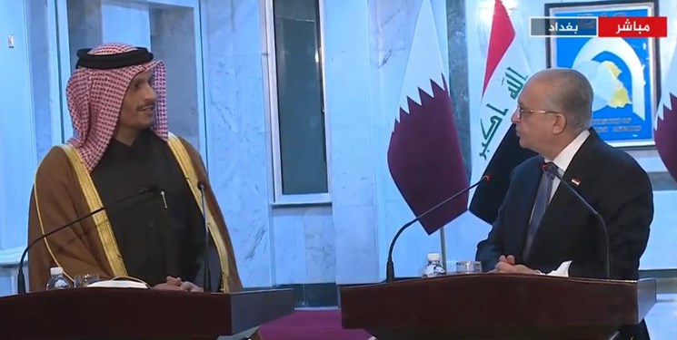 وزرای خارجه عراق و قطر بر ضرورت کاهش تنش‌ها در منطقه تاکید کردند