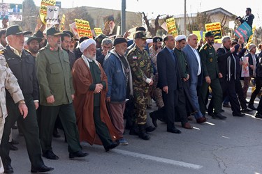 راهپیمایی دفاع از«اقدامات مقتدرانه سپاه» در بجنورد