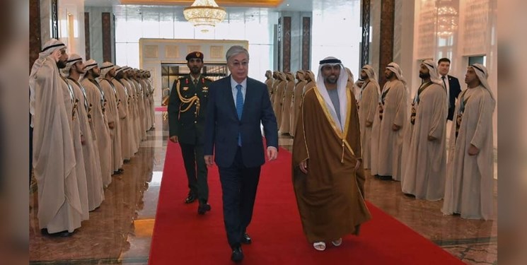 رئیس جمهور قزاقستان  وارد امارات شد