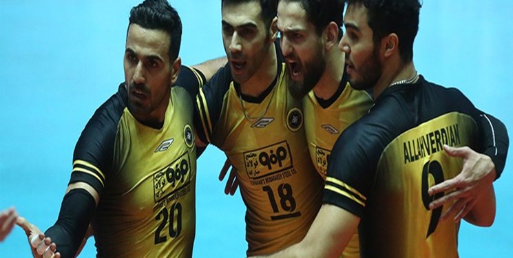 لیگ برتر والیبال| پیروزی سپاهان مقابل پیام