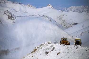 برف روبی گردنه ژالانه ( هورامان )