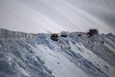 برفروبی گردنه ژالانه «هورامان»‎