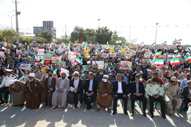 حماسه حضور مردم کنگان در راهپیمایی 22 بهمن