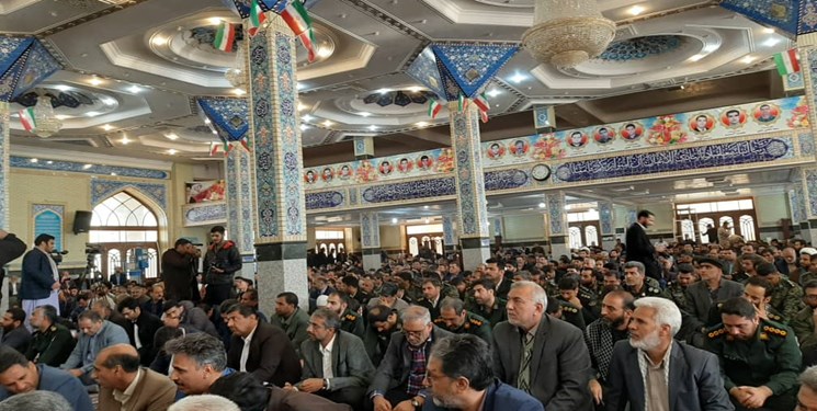 برگزاری مراسم بزرگداشت شهادت سردار سلیمانی و اولین سالگرد شهدای حادثه تروریستی  جاده زاهدان-خاش