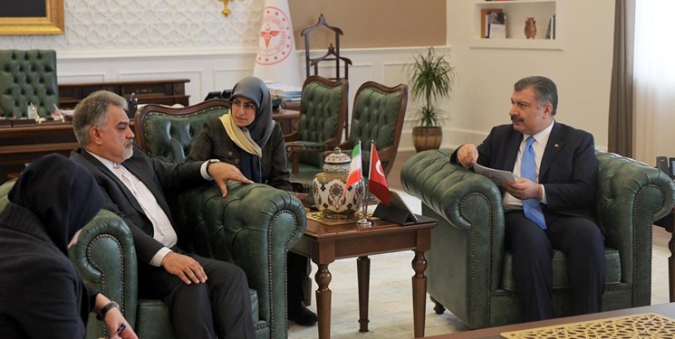 دیدار سفیر ایران با وزیر بهداشت ترکیه