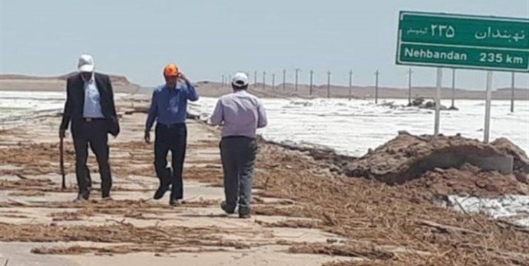 نهبندان،محور،شهداد،جاده،مسير،استان،منطقه،بازگشايي،كرمان،كيلو ...