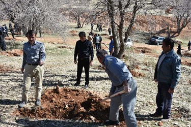 برگزاری مراسم روز درختکاری در منطقه ده‌برآفتاب بویراحمد