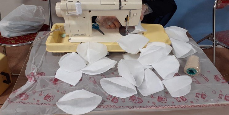 تلاش مردمی تولید 10 هزار ماسک در زیراب سوادکوه