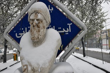 بارش اولین برف بهاری در قوچان