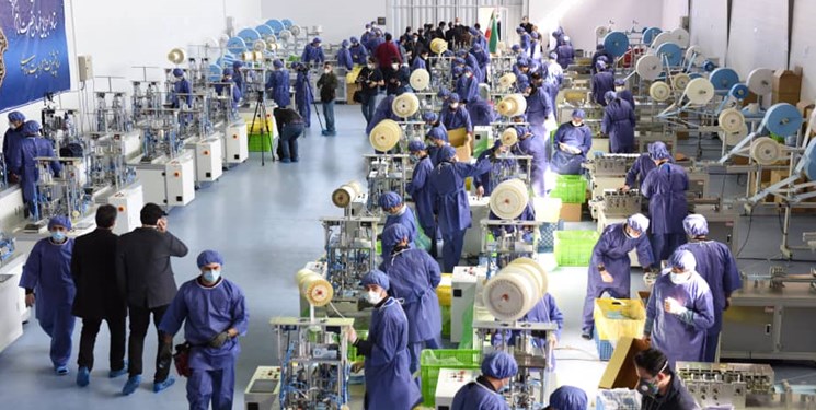 راه‌اندازی 15 کارخانه تولید ماسک در البرز/هر روز 5 میلیون ماسک تولید می‌شود