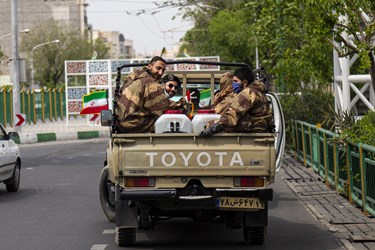 رزمایش خدمت نیروی هوایی ارتش در تهران