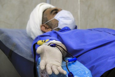 اهدای خون توسط روحانیون /سازمان انتقال خون اهواز