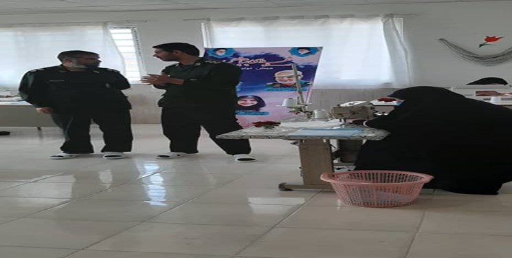 حوزه،رفسنجان،ماسك،فرمانده،كارگاه،نرجس،خاتون